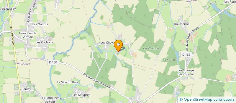 localisation de l'entreprise BKI  BAUDRIERES