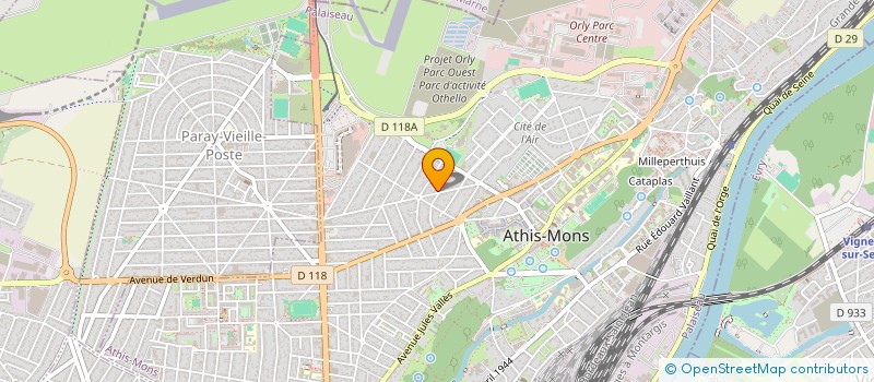 localisation de l'entreprise BKIM à ATHIS-MONS
