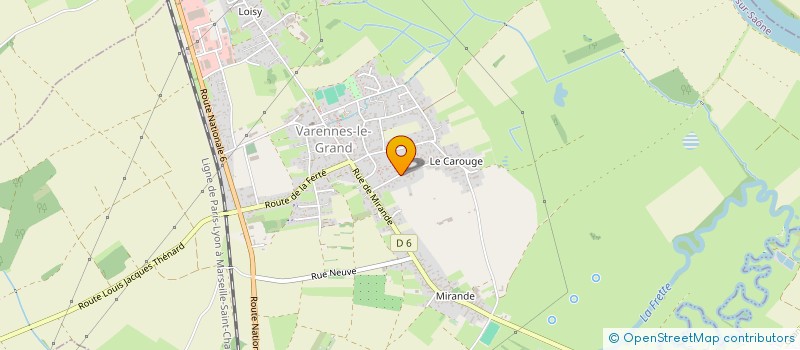 localisation de l'entreprise BKINETIC  VARENNES-LE-GRAND