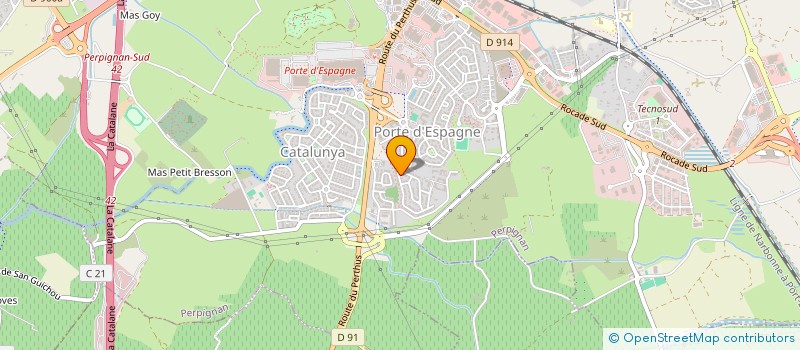 localisation de l'entreprise BKJ  PERPIGNAN