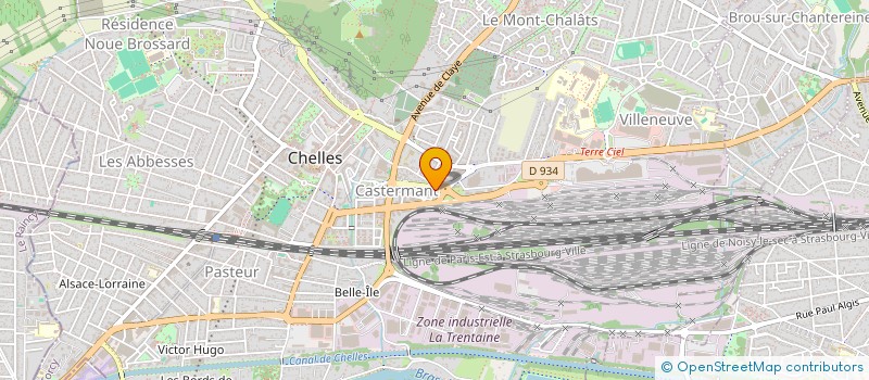 localisation de l'entreprise BKK SKY  CHELLES