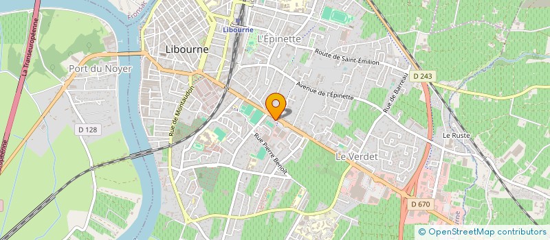 localisation de l'entreprise BKL  LIBOURNE