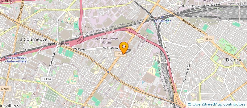 localisation de l'entreprise BKL DISTRIBUTION à LA COURNEUVE
