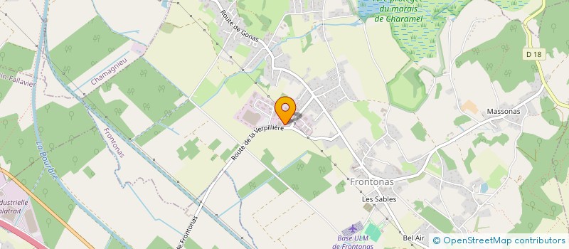 localisation de l'entreprise BKL DISTRIBUTION  FRONTONAS