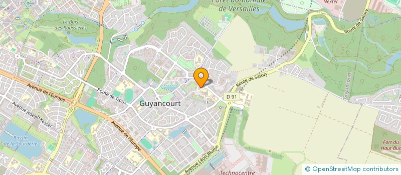 localisation de l'entreprise BKL FRANCE  GUYANCOURT