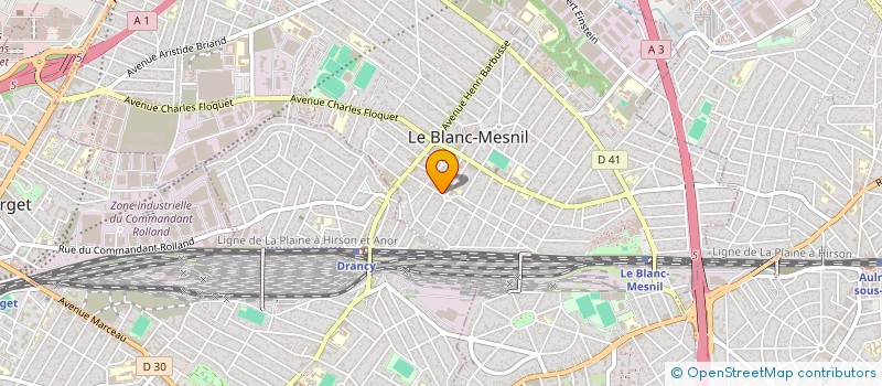 localisation de l'entreprise BKL SERVICES à LE BLANC-MESNIL