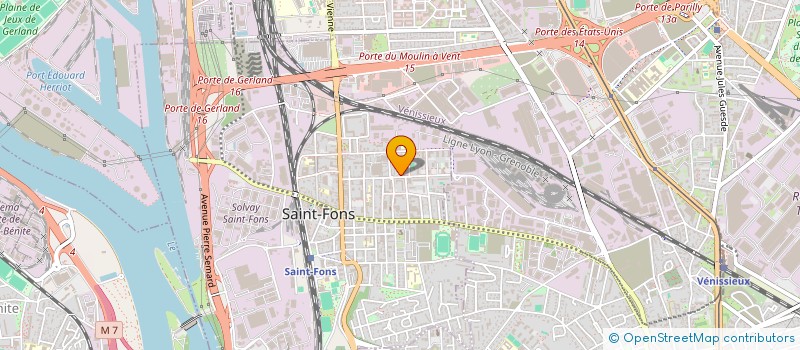 localisation de l'entreprise BKL TRANS NEGOCE à SAINT-FONS