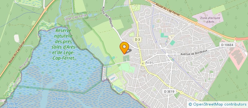 localisation de l'entreprise BKLM DES ALOUETTES  ARES