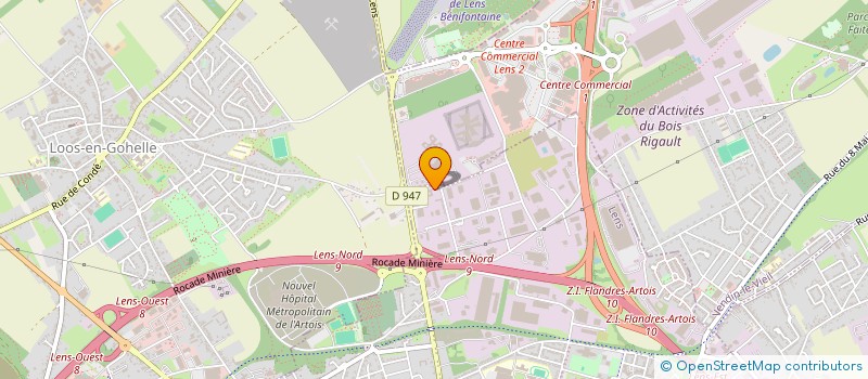 localisation de l'entreprise BKLOCATION  LENS