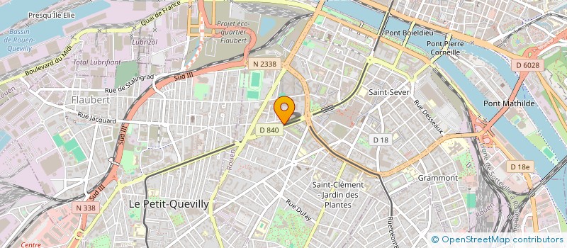 localisation de l'entreprise BKM à ROUEN