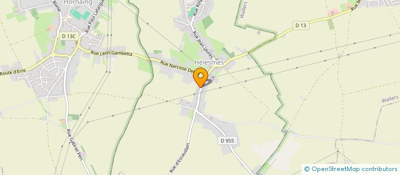 localisation de l'entreprise BKM  HELESMES