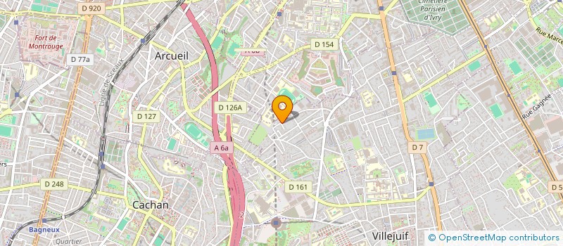 localisation de l'entreprise BKM  VILLEJUIF