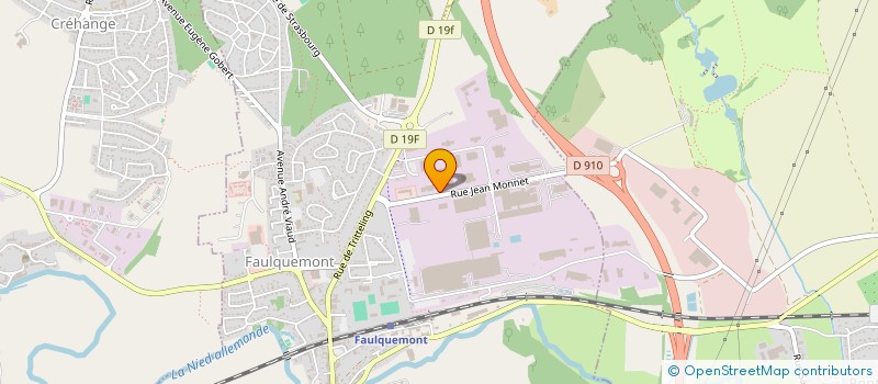 localisation de l'entreprise BKM AGENCEMENT à FAULQUEMONT