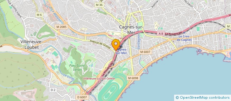 localisation de l'entreprise BKM GROUP à CAGNES SUR MER