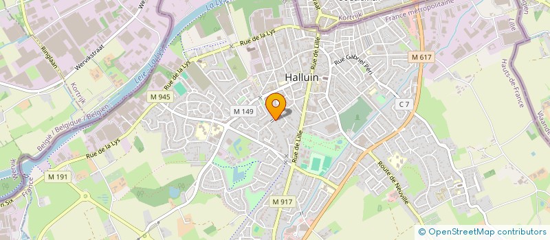 localisation de l'entreprise BKM REMORQUAGE à RONCQ