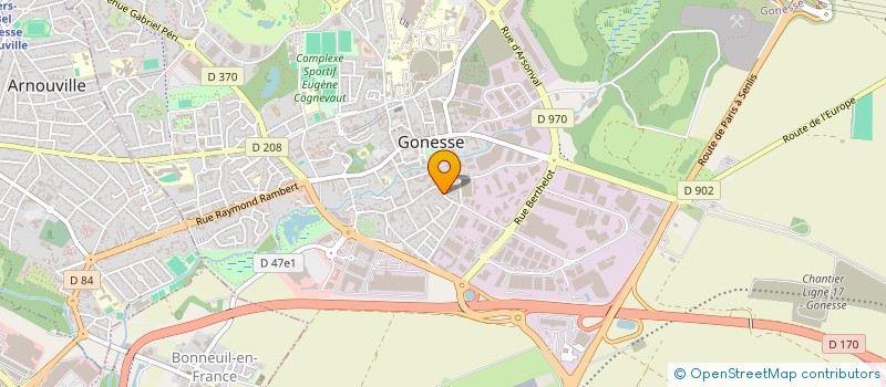 localisation de l'entreprise BKMB GROUPE DISTRIBUTION à GONESSE