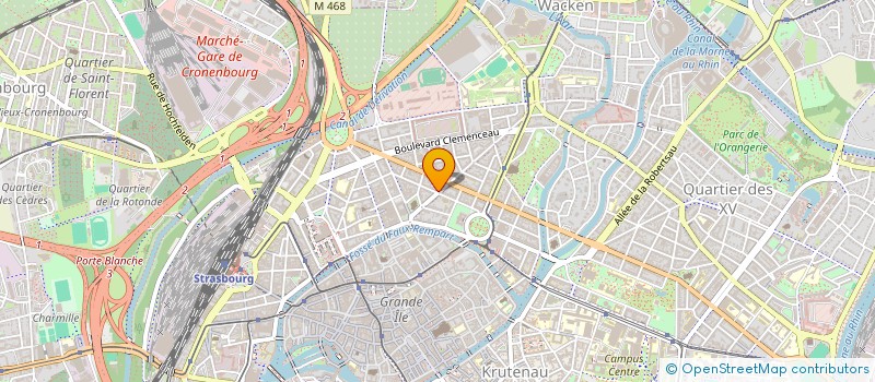 localisation de l'entreprise BKMF à STRASBOURG