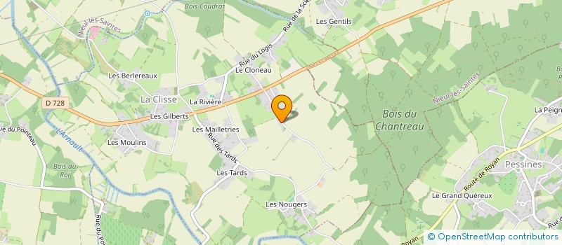 localisation de l'entreprise BKMT INVEST  LA CLISSE