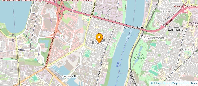 localisation de l'entreprise BKMV à BORDEAUX