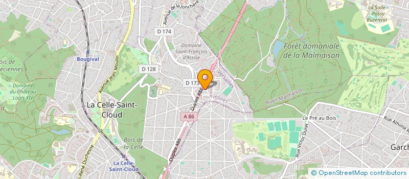 localisation de l'entreprise BKN INVEST  LA CELLE-SAINT-CLOUD