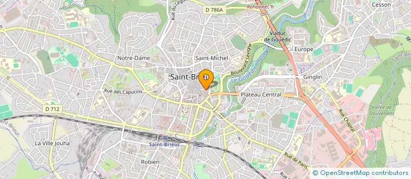 localisation de l'entreprise BKN SERVICES à SAINT-BRIEUC