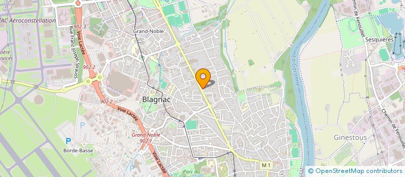 localisation de l'entreprise BKNLAB à BLAGNAC