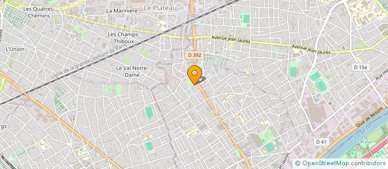 localisation de l'entreprise BKO SERVICE à BEZONS