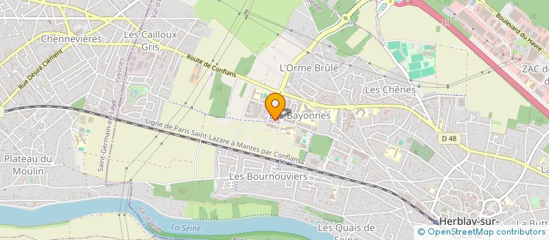 localisation de l'entreprise BKO2  HERBLAY-SUR-SEINE