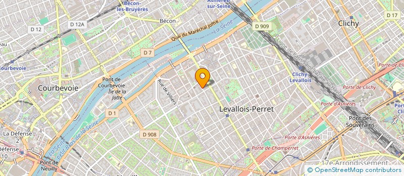 localisation de l'entreprise BKONSEILS  LEVALLOIS PERRET