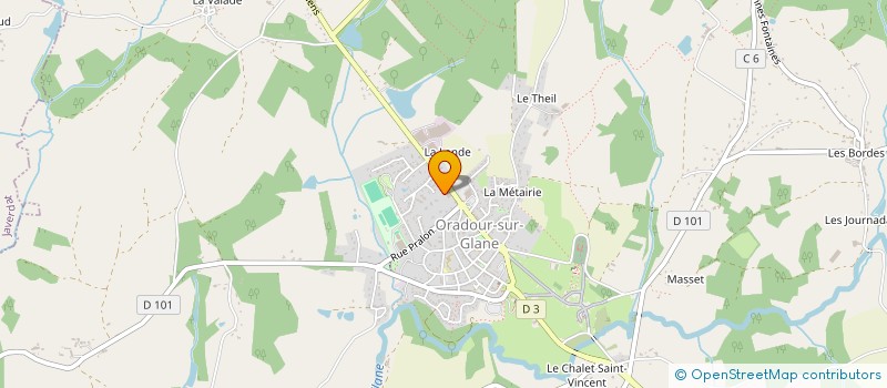 localisation de l'entreprise BKP à ORADOUR-SUR-GLANE