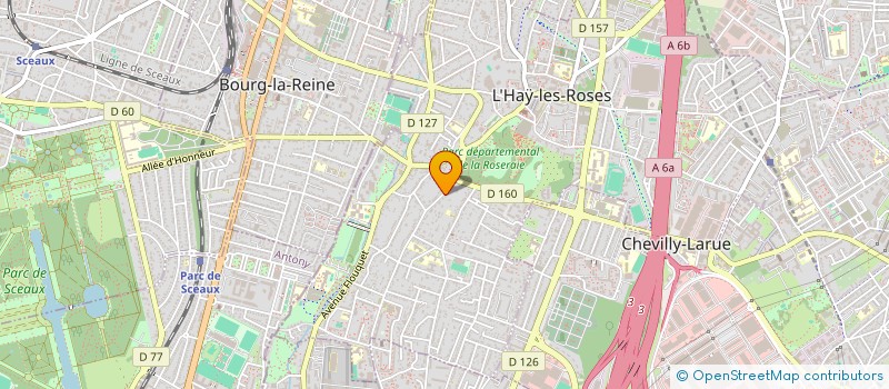 localisation de l'entreprise BKPG  L'HAY-LES-ROSES