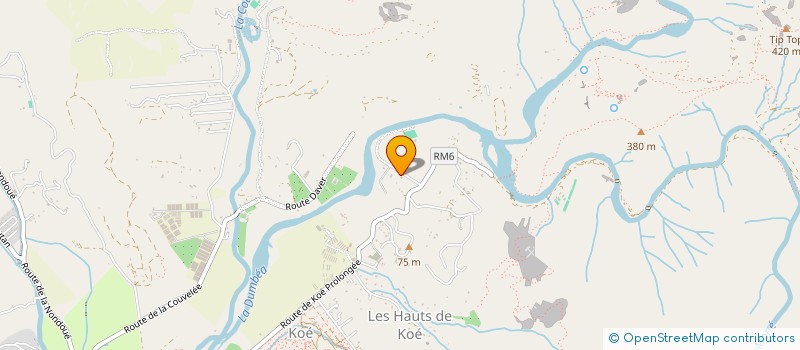 localisation de l'entreprise BKR à DUMBEA