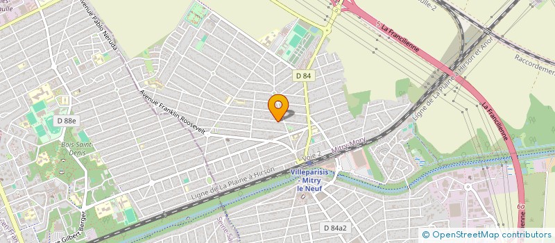 localisation de l'entreprise BKR BATIMENT  MITRY-MORY