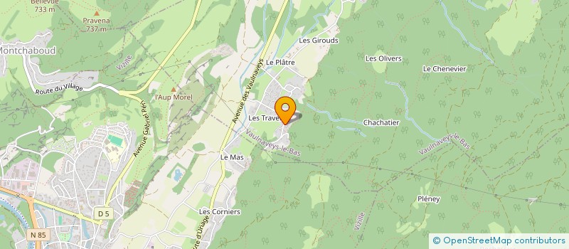 localisation de l'entreprise BKR GREEN  VAULNAVEYS-LE-BAS