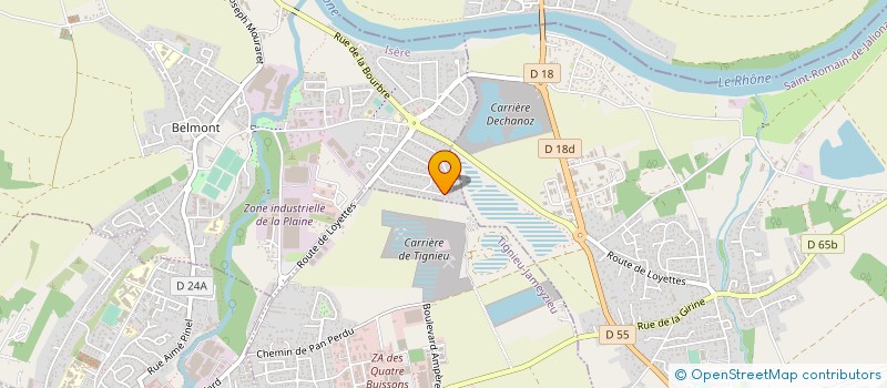 localisation de l'entreprise BKR IMMO  CHAVANOZ