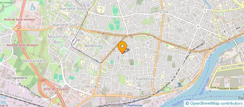 localisation de l'entreprise BKR IMMOBILIER à NANTES