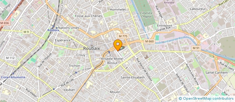 localisation de l'entreprise BKR SECURITY à ROUBAIX