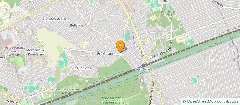 localisation de l'entreprise BKR SERVICE à VILLEPINTE