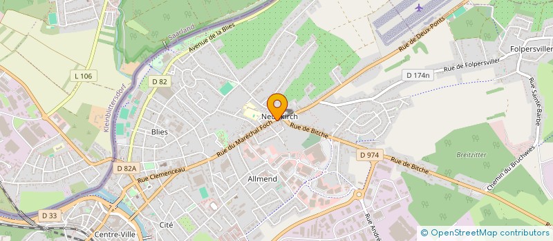 localisation de l'entreprise BKS à SARREGUEMINES