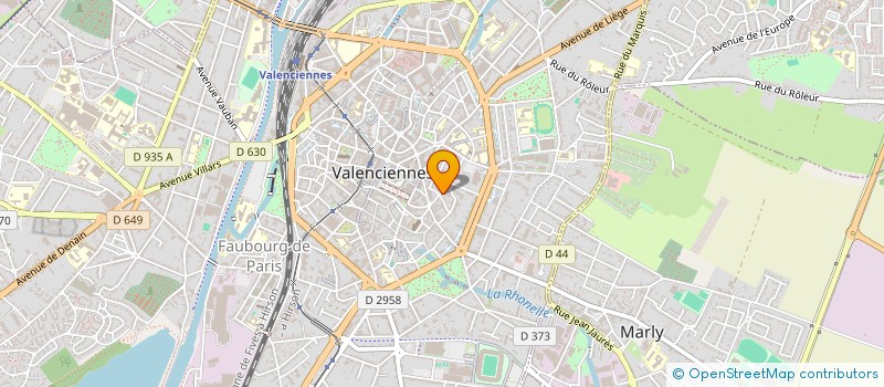 localisation de l'entreprise BKS GRAND HAINAUT à VALENCIENNES