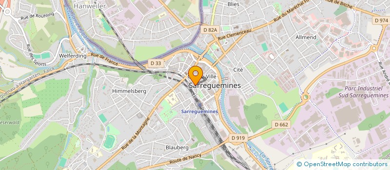localisation de l'entreprise BKS2 à SARREGUEMINES