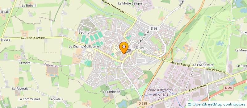 localisation de l'entreprise BKT CONSTRUCTION  LE RHEU