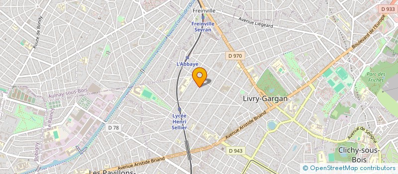 localisation de l'entreprise BKTP  LIVRY-GARGAN