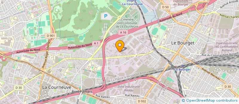 localisation de l'entreprise BKTR à LA COURNEUVE