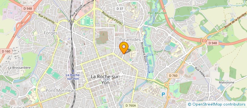 localisation de l'entreprise BKTRADE à LA ROCHE-SUR-YON