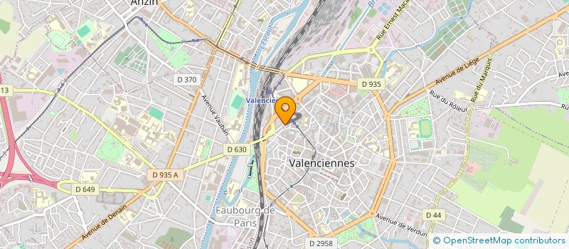 localisation de l'entreprise BKW ENERGIES à VALENCIENNES