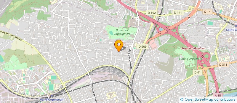 localisation de l'entreprise BKY  ARGENTEUIL