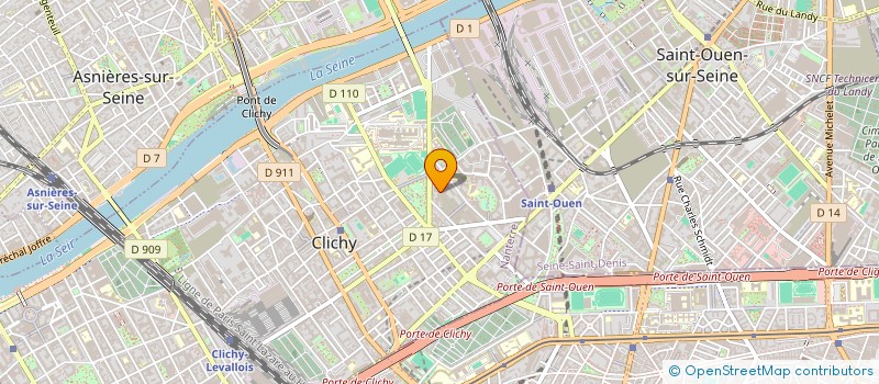 localisation de l'entreprise BKZ CONSEIL à CLICHY