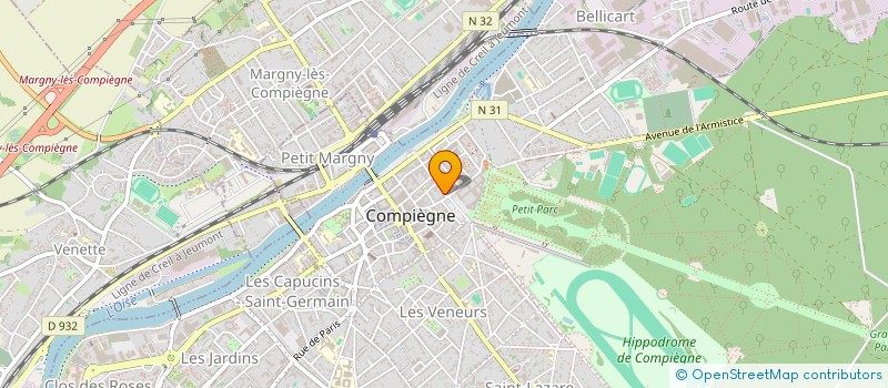 localisation de l'entreprise BKZ MATERIAUX à COMPIEGNE
