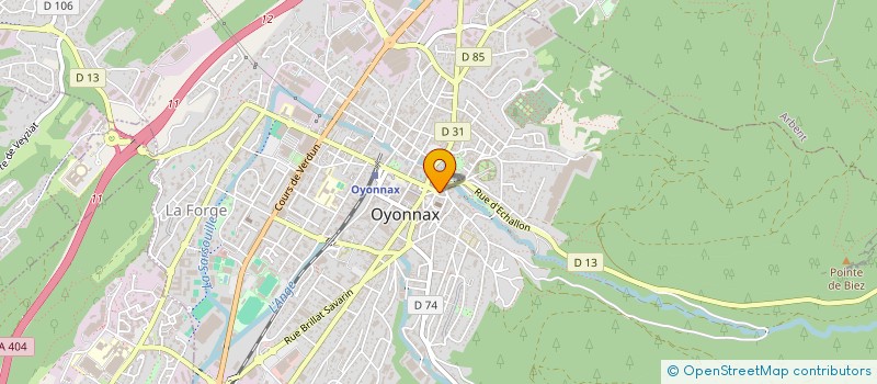 localisation de l'entreprise BKZ OYO à OYONNAX